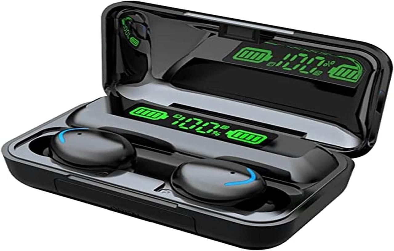 Бездротові навушники TWS F9-5 Bluetooth 5.1, стереогарнітура HiFi з шумозаглушенням, фото 1