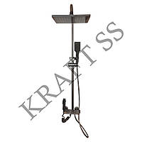 Душова система з тропічним душем та термостатом KRF19