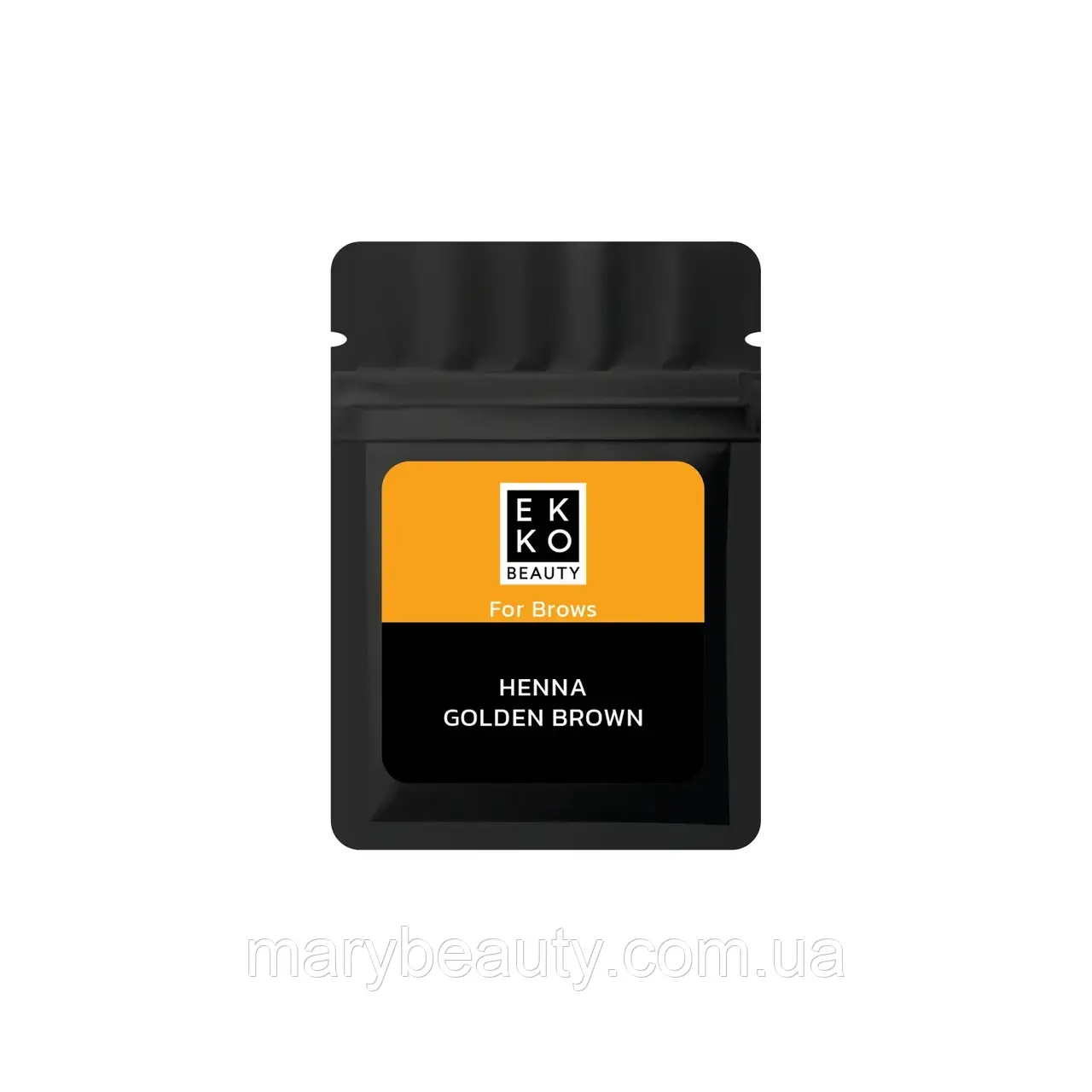 Хна для брів Ekkobeauty GOLDEN BROWN 7 г САШЕ, фото 1