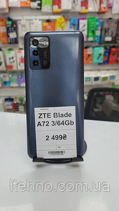 Б/в ZTE Blade A72 3/64Gb, фото 1