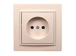 Розетка без заземлення Латте Enzo EH-2 191 ТМ ELECTROHOUSE