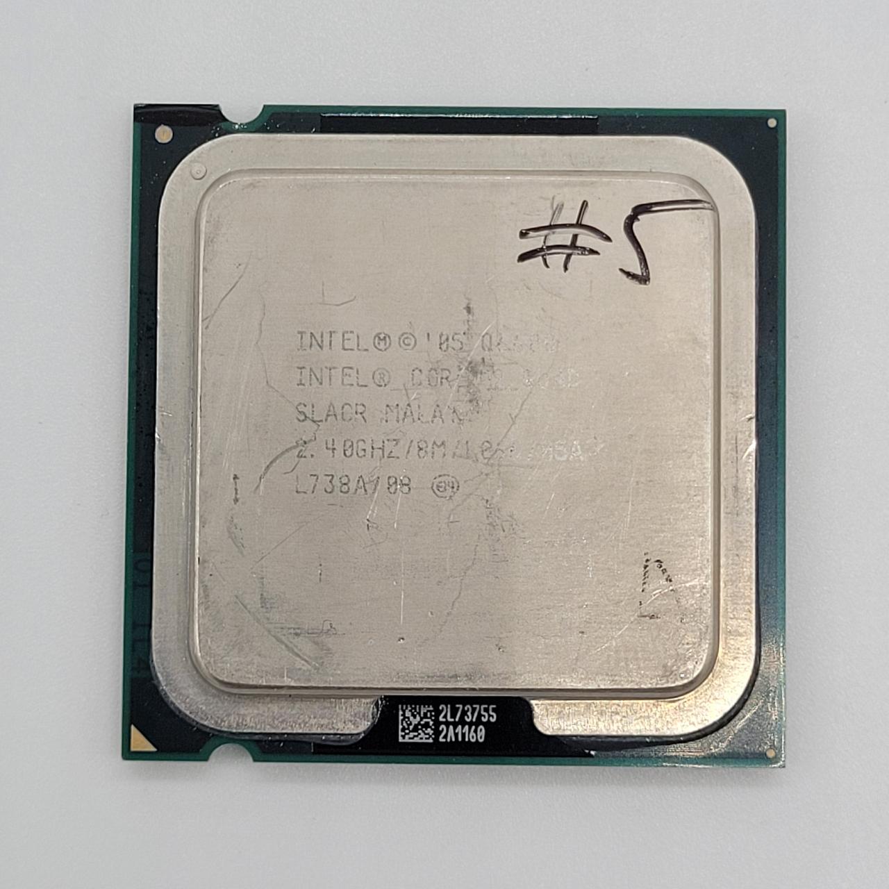 Процесор ЛОТ#5 Intel® CoreTM2 Quad Q6600 SLACR 2.4GHz 8M Cache 1066 MHz FSB Socket 775 Б/В