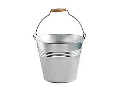Відро оцинковане 12л деревяна ручка ТМ МЕТИД