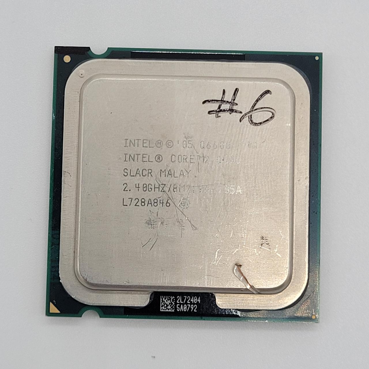 Процесор ЛОТ#6 Intel® CoreTM2 Quad Q6600 SLACR 2.4GHz 8M Cache 1066 MHz FSB Socket 775 Б/В, фото 1
