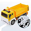Інтерактивна іграшкова вантажівка самоскид для дитини 2 види світло / Будівельна техніка для ігор у пісочниці, фото 4