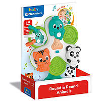 Clementoni Іграшка на присосці "Round & Round Animals"