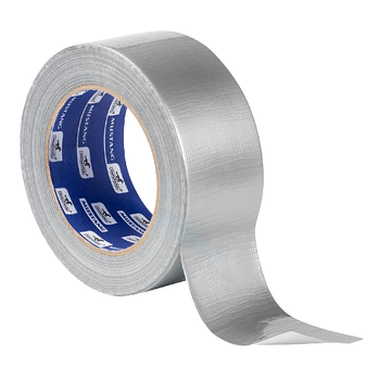 Стрічка клейка армована 50мм*25м 70мкм алюміній Мустанг