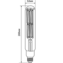 Лампа T52F 50W E27 5000К Filament LED Videx, фото 4