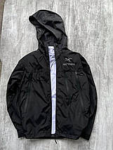 Вітровка чорна Arcteryx L, фото 5