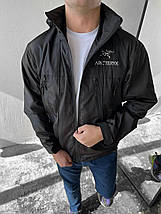 Вітровка чорна Arcteryx L, фото 4