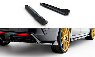 Елерон Skoda Octavia A8 RS рестайл (2024+) тюнінг обвіс спідниця дифузор (V8)