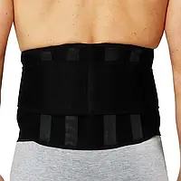 Неопреновий попереково-крижовий корсет із 4 пластиковими ребрами жорсткості у разі радикуліту Aurafix 3202