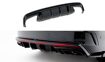 Дифузор Skoda Octavia A8 RS рестайл (2024+) тюнінг обвіс спідниця елерон