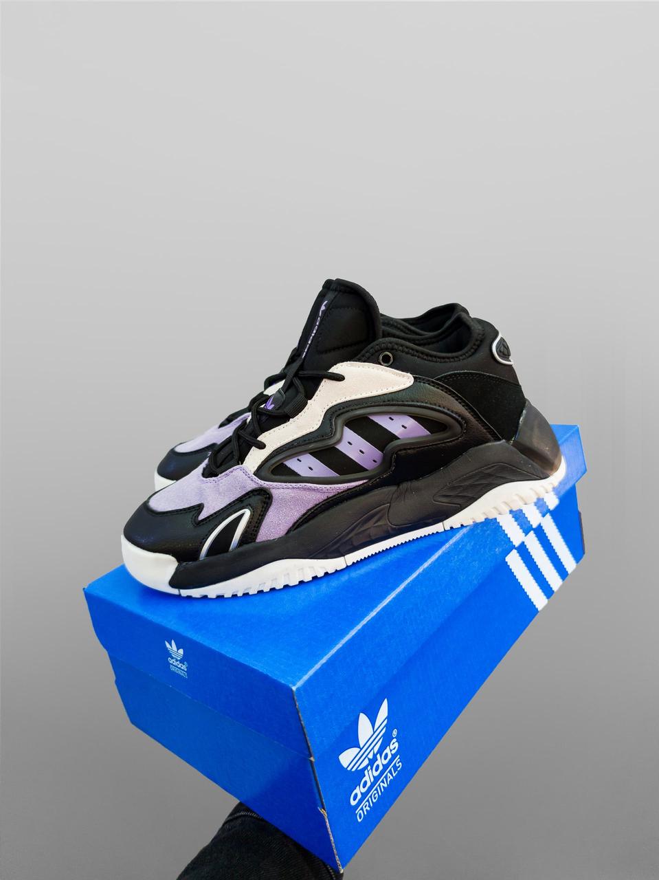 Кросівки чоловічі чорні Adidas Streetball II GX0783 Black Purple White (13105), фото 1