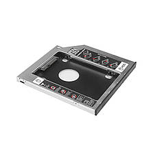 Кишеня для встановлення другого жорсткого диску HDD Caddy 9.5мм, фото 3