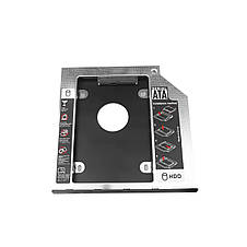 Кишеня для встановлення другого жорсткого диску HDD Caddy 9.5мм, фото 4