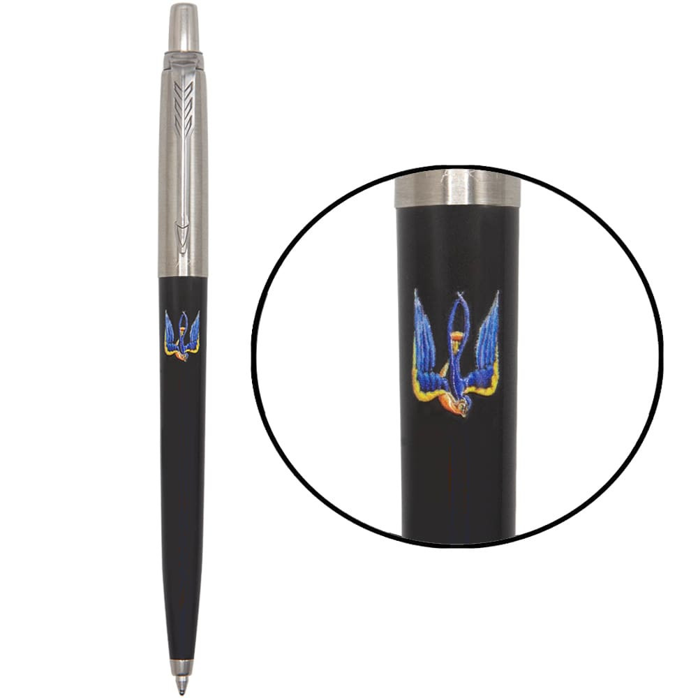 Ручка кулькова Parker JOTTER Originals UKRAINE Black CT BP Тризуб-Ластівочка