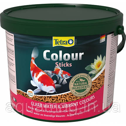 Корм для ставкових риб Tetra Pond Colour Sticks 10 л/1900 гр (для посилення забарвлення), фото 1