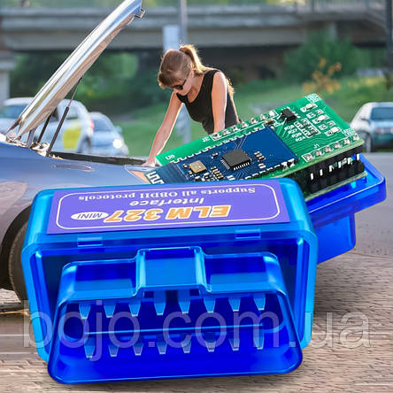 Діагностичний автосканер для авто ELM 327 V1,5 Obd2 Bluetooth для Android (2 плати) (211), фото 1