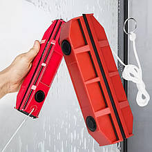Магнітна щітка для миття вікон з двох сторін Magnet Glass Cleaner The Glider (ЖЯ)