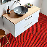 Самоклеюча плитка під ковролін бургунді 600*600*4,5MM (D) SW-00002487, фото 7