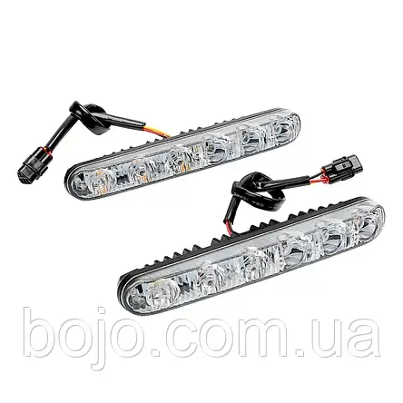 Автомобільні яскраві світлодіодні денні ходові вогні DRL 21 (224), фото 3