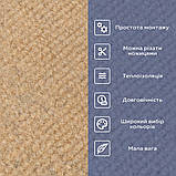 Самоклеюча плитка під ковролін в рулоні бежевий 600*3000мм SW-00002583, фото 4