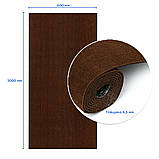 Самоклеюча плитка під ковролін в рулоні коричневий 600*3000мм SW-00002586, фото 3