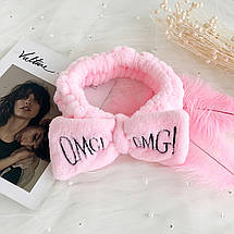 Косметична пов'язка на голову для макіяжу бант "OMG! Hair Band" в асортименті (2049), фото 5