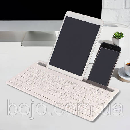 Ігрова клавіатура з RGB-підсвіткою і підставкою для телефона AOASMODE L M-1000 USB, Біла (626), фото 1