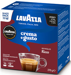 Кава в капсулах A Modo Mio Crema e Gusto RICCO 36 порцій