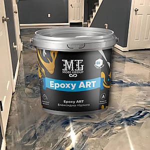 Епоксидна підлога для кухні - квартири - гаража - дома Epoxy Granitte 4.5 кг