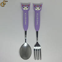 Набір виделка ложка Куромі Kuromi 2 шт.