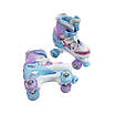 Дитячі розсувні квади Роликові ковзани для дівчинки розмір 29-33 колір фіолетовий колеса PU d 4,5см підсвічування, фото 4