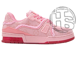 Жіночі кросівки Луї Вітон Louis Vuitton Trainer Triple Pink ALL19741