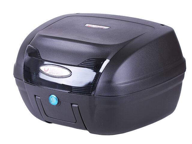 Кофр (багажник) для мотоцикла задній ТАТА YM-0879 чорний (40л, 48×42×30.5, чорний) (код 2788)