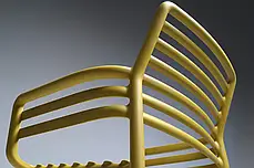 Садовий стілець 83,5х60х56,5 см Doga Nardi пластик м'ятний, фото 3