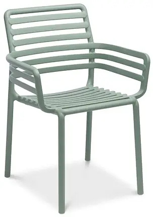 Садовий стілець 83,5х60х56,5 см Doga Nardi пластик м'ятний, фото 1