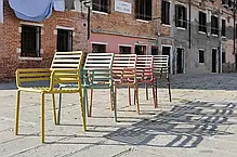 Садовий стілець 83,5х60х56,5 см Doga Nardi пластик м'ятний, фото 5