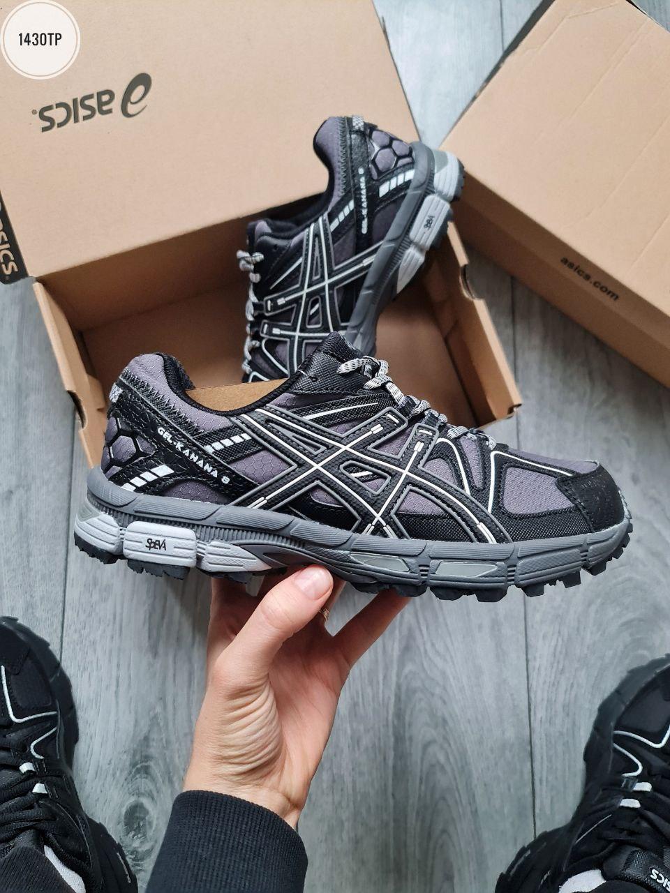Кросівки чоловічі сірі Asics Gel-Kahana 8 Grey Black (19883), фото 1