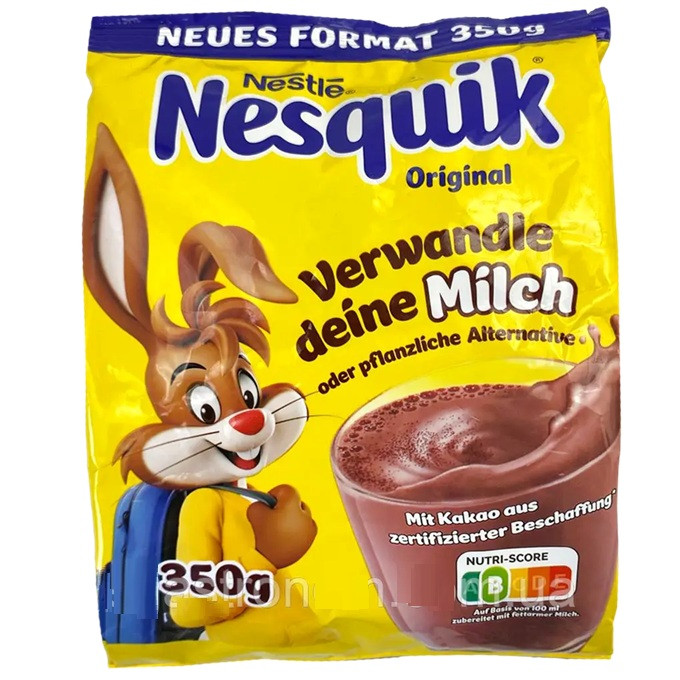 Какао Напотік Розчинний Nesquik Nestle Несквік Нестле 350 г Іспанія, фото 1