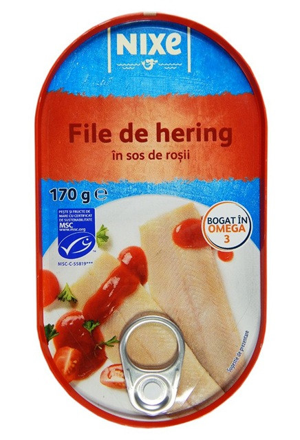 Оселедець Філе в Томатному Соусі Nixe File de Hering in Sos Tomat 170 г Польща, фото 1