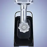 Електром'ясорубка Rainberg з шинковкою Потужна м'ясорубка 3000Вт Побутова м'ясорубка з 9 насадками К2, фото 3