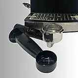 Кавомашина Rainberg 2200Вт Домашня кавомашина Кавоварка на 2 чашки Ріжкова кавоварка К2, фото 4