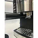 Кавомашина Rainberg 2200Вт Домашня кавомашина Кавоварка на 2 чашки Ріжкова кавоварка К2, фото 5