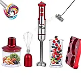 Занурювальний блендер Zepline 1500Вт Німецький блендер 6в1 Багатофункціональний блендер К2, фото 4