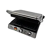 Електричний гриль Zepline 3500Вт Притискний гриль 3в1 Електровафельниця Гриль з розкриттям на 180 К2, фото 2