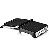 Контактний гриль BITEK 3000Вт Притискний гриль з розкриттям на 180 Електрогриль з знімними пластинами К2, фото 3