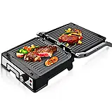 Контактний гриль BITEK 3000Вт Притискний гриль з розкриттям на 180 Електрогриль з знімними пластинами К2, фото 7