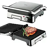 Настільний електрогриль RAF 2200Вт Притискний гриль з антипригарною поверхнею Двосторонній гриль К2, фото 6